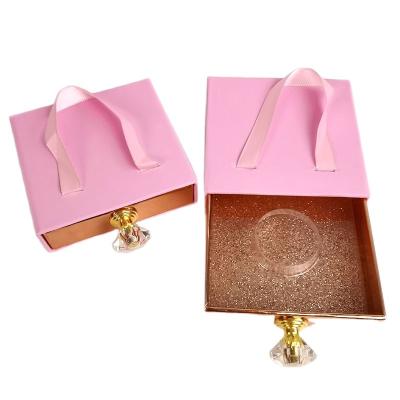 China Recyclable Wholesale Exquisite Custom Logo Paper Box Eyelash Extension Box Packaging With Window for sale