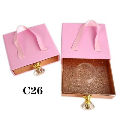 China New Popularity Hot Sale Recyclable Products Rectangular Empty Paper Packaging Halloween Design Personalized Candy Style Eyelash Boxes for sale