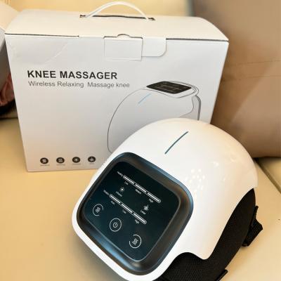 China Amazon Comfortable Cordless Electric Knee Massager Massager Laser Therapy Vibration Muscles Relaxation Pain Relief Knee Massager for sale