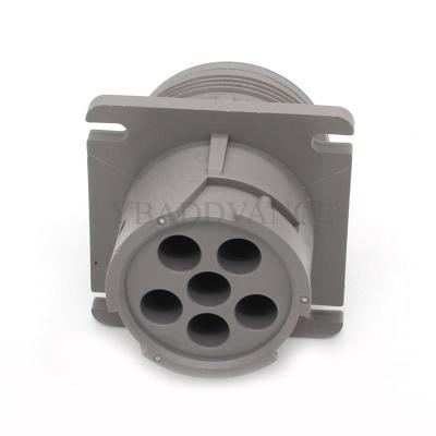 China GRAY Connector German HD10-6-12P Automotive SZ 12 RECEPT SQUARE FLANGE T84084 for sale