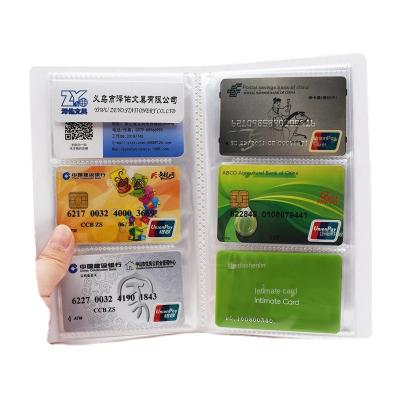 China Triple 96 Page PP Business Card Holder Large Capacity Album Playing Card Book Wholesale for sale