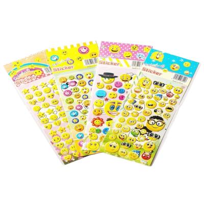 China Cartoon sticker personalized kawaii children non-toxic leave to trace puffy 3d gift stickers for kids for sale