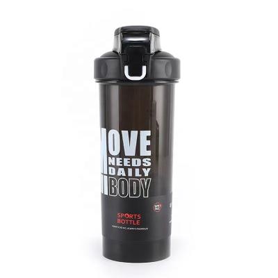 China Disposable Bottle For Outdoor Home Fitness Protein Health Shaker Bottle That 700ml for sale