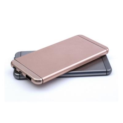 China Fast Support External Battery Charging Charger Mobile Powerbank 4000mah For Smart Phone Customized Power Bank 4000mah Laser Engraving Logo for sale