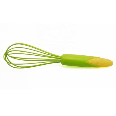 China UJ-WS026-10 Corn Shape Silicone Egg Beater Viable Silicone Egg Beater for sale