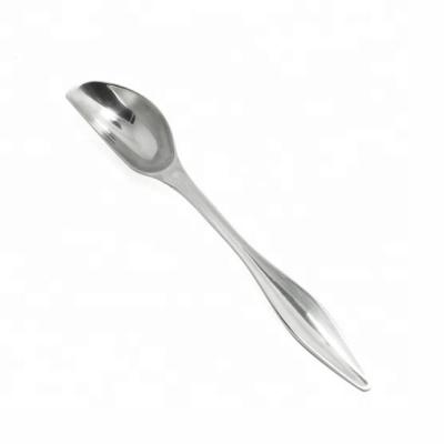 China UJ-CL013 Sustainable Food Grade Stainless Steel Special Dessert Spoon for sale