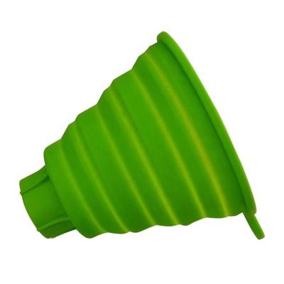 China UJ-SI078 Viable Diameter 12cm Silicone Direct Collapsible Funnel for sale