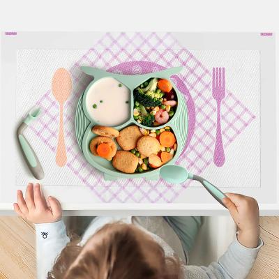 China 2021 Amazon Baby Care Tablecloth Stocked Disposable Presterilized Children Place Mats With Adhesive Strip for sale