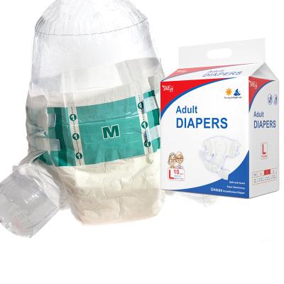 China Printed Manufacturers Wholesale Soft Reliable Medical Sanitary Biodegradable Disposable ABDL Printed Adult Diaper For Adult Acre for sale