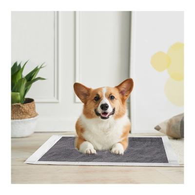 China New Arrival Bamboo Charcoal Urine Absorbent Stored Pet Covers Disposable Portable Underpad Changing Pad for sale