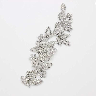 China Wholesale Customized Crystal Rhinestone Decals Bling Rhinestone Flatback Designs Applique For Decor Crafts for sale