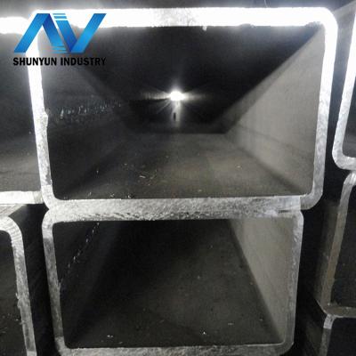 China Black Square Ft Steel Construction Square Tube Size Mild Steel Steel Square Tube Weight Q235 Q345 ASTM A36 SS400 for sale