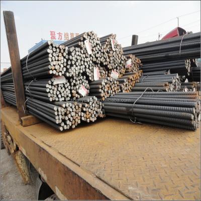 China Steel bar HR structural rebar HRB500 diameter 25mm from Shanghai steel supplier with SGS certification for sale