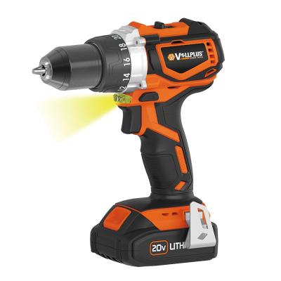 China Woodworking Motor Cordless Drill VPCD2092 Vollplus Machine Tools Brushless Driver for sale