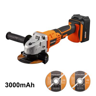 China Vollplus Li-ion Battery High Torque VPCD2255 20V Cordless Angle Grinder Cutting Interchangeable Battery for sale