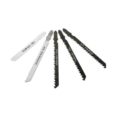 China Cutting 5pcs Electric HCS HSS Metal T-leg Machine Tools Plastic Wood Type Saw Cut Metal Jig Plastic Wood Saw Blade for sale