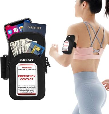 China Anti-fall phone armband pocket card pocket arm bag wholesale waterproof main sports arm bag for sale