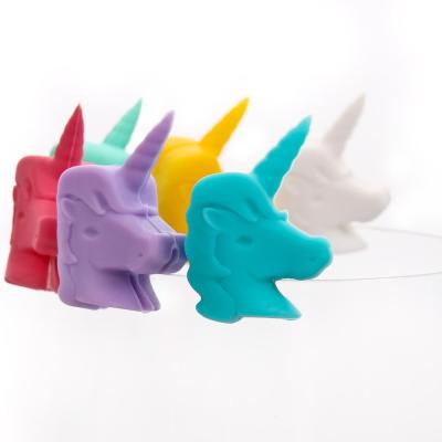 China Hot Selling Disposable Mark Drinking Marker Unicorn Wine Silicone Creative Identification Glass Marker for sale