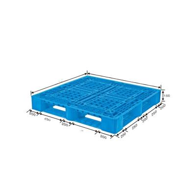 China Premium Quality 1200x800 Material Widely Used Pallet 100% Virgin PP/HDPE Plastic Pallets Heavy Duty On Sale for sale