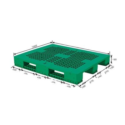 China Widely Used 100% Virgin PP/HDPE Factory Pallet Material Sale Various 1200x1000x80mm Used Pallets Plastic for sale