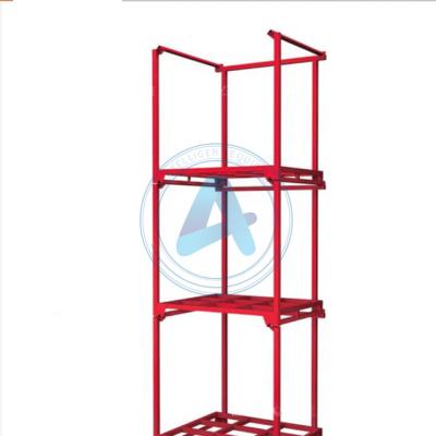 China Corrosion Protection Heavy Duty Foldable Logistics Warehouse Stacking Nestainer Rack For Storage for sale