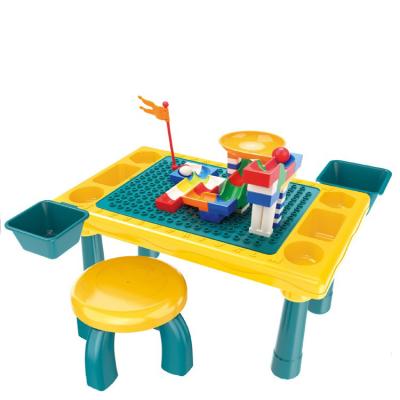 China Construction Toy New Style The Accumulator Table Is Equipped With 58pcs Ball Blocks For Children's Early Education Diy Interactive Colorful Toy for sale