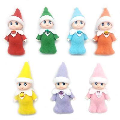 China Mini Toy Hot Selling Christmas Elf Doll Baby Model Toys For Display Or Decoration Christmas Gifts for sale