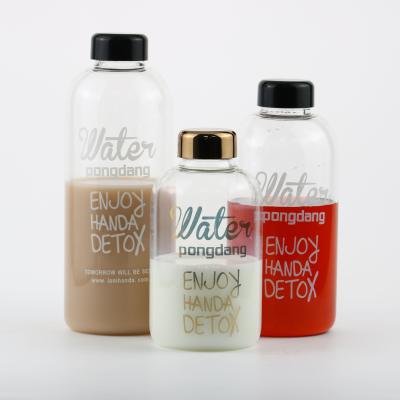 China 600ml Hot Selling Shatterproof Borosilicate Eco-friendly Water+bottles Sports Water Bottles With Custom Logo for sale