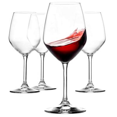 China Eco - Friendly Recyclable Hot Selling Extra Large Italian Style Bordeaux Red Wine Glasses for sale