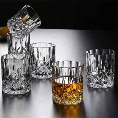 China 200ml 300ml modern European style lead-free wine glass of retro large favorably for sale