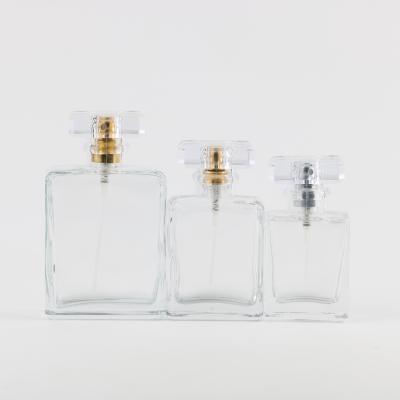 China Morden Wholesale 35ml 50ml 100ml Single Empty Perfume Bottle Spray Glass Bottle for sale