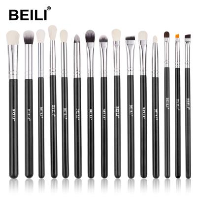 China BEILI's Skin-friendly 12Piece Private Label Hair Eyeshadow Synthetic Makeup Brushes Mascara Lip Eye Makeup Brush Set for sale