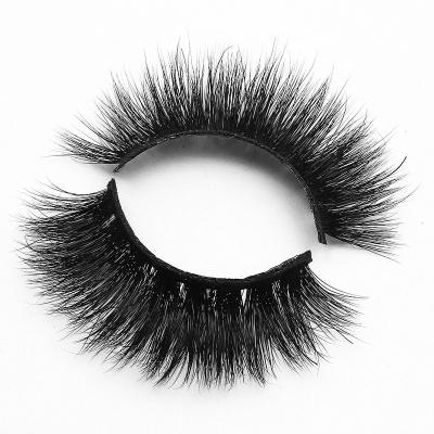 China BEILI 25mm Crisscross 3D Fur Mink Lashes Black Private Label Can Lashes 25 Lashes Fluffy Mink Lashes 100% Real Times Wholesale for sale