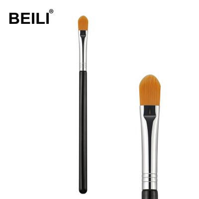 China Best Smudge Brush BEILI Makeup Brush Single Selling Private Label 1pcs Concealer Eye Brushes Orange Hair Make Up Brush brochas de maquillaje for sale