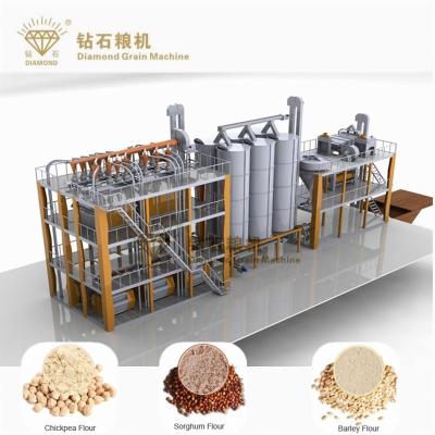 China Grain Processing Industry 70Tpd Patented Technology Maize Dehuller With High Quality for sale