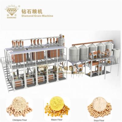 China Grain Processing Industry 10Tpd Mini Flour Mill Atta for sale