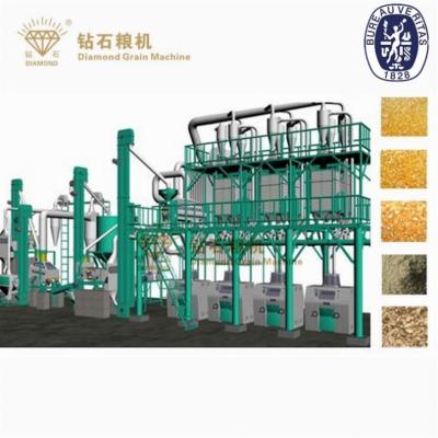 China Small Stainless Steel Grain Dry And Wet Grinder Processing Line/Maize Grinder Milling Machine Rice Grain Flour Mill for sale