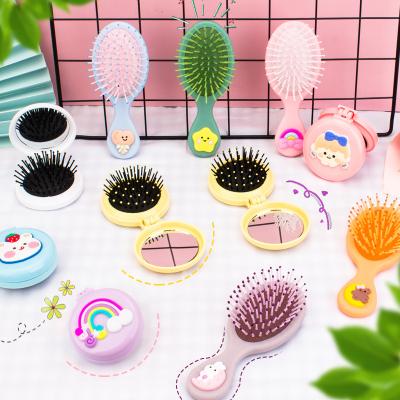 China High Quality Low MOQ Kids Hair Air Cushion Brush Soft Synthetic Wholesale Hair Comb For Kids for sale