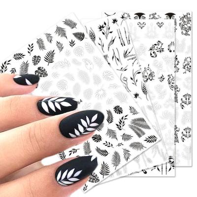 China Wholesale Hot Selling 3d Nail Stickers Multi-design Diy Nail Beauty Stickers Professional Nail Art Decoration for sale