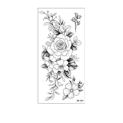 China 39 Designs Temporary ARM Extended Big Flower Mermaid Arm Sleeve Waterproof Temporary Tattoo Stickers for sale