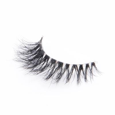 China Good Quality Design Long Eyelashes Natural Strip Mink Eyelashes Clear False Eyelash for sale