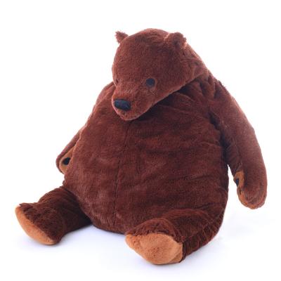 China Anywhere Giant Teddy Bear Dark Brown Plush Toy for sale