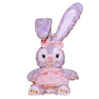 China Anywhere Custom Stuffed Toy Soft Gray Easter Bunny Plush Rabbit Toys For New Birthday Easter Bunny Doll Gift Sublimation Baby for sale