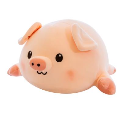 China Free Samples Anywhere Wholesale Hot Selling Custom Plush Pig Plush Birthday Gift Sponsor Cute Round Pig Doll Plush Toys for sale