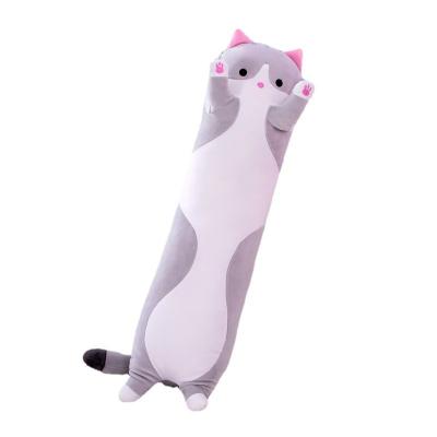 China Anywhere Cat Pillow Cuddly Toy Long Cat Cuddle Pillows for Kids to Sleep for sale