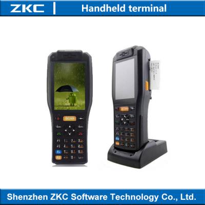 China 3.5 Inch Android System Mobile Intelligent Terminal Printer Barcode Scanner Terminal Hand Held for sale