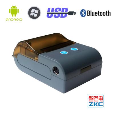 China Receipt Thermal Printer Handheld , MINI Bluetooth Printer White / Grey / Brown for sale