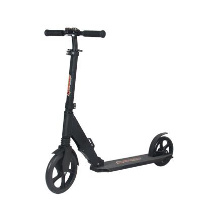 China Chinese PU Scooter Manufacturers Foot Pedal Kick Scooter With Front Suspension for sale