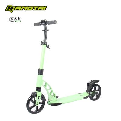 China PU Wheels City 200mm City Kick Scooter Double Suspension Adult Kick Scooter for sale