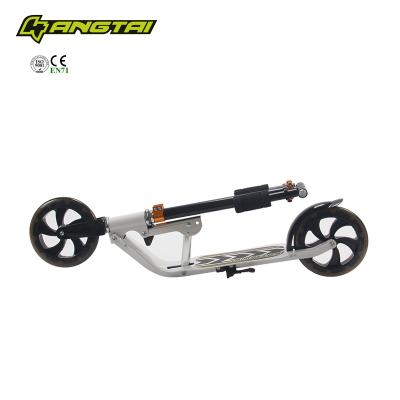 China PU wheels 200mm wheel height adjustable scooters for adult kick scooter for sale